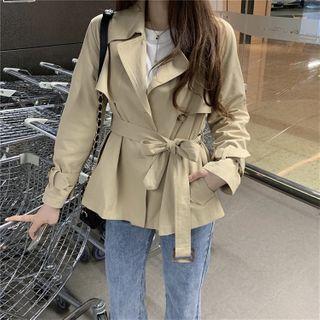 Double Breasted Long Trench Coat / Dress