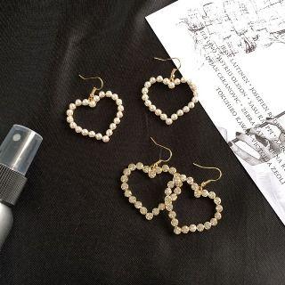 Sweetheart Drop Hook Earrings