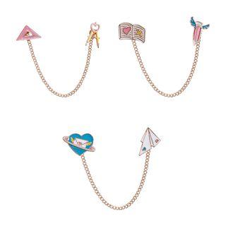 Cartoon Chained Brooch (various Designs)