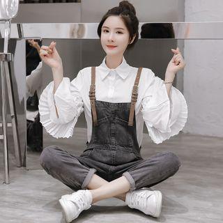 3/4-sleeve Shirt / Short-sleeve T-shirt / Jumper Jeans / Set