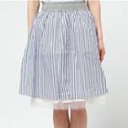 Striped Reversible Mini Skirt
