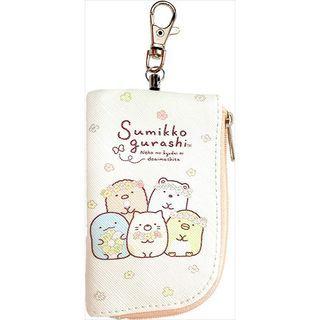 Sumikko Gurashi Reel Key Case/pouch (flower) One Size