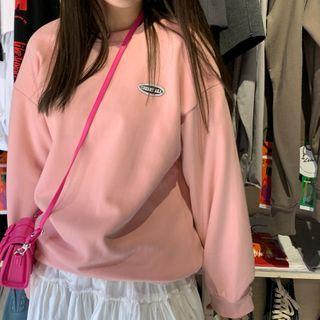 Long-sleeve Patch Sweatshirt