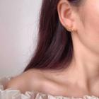 Metal Bead Clip-on Earring 1 Pair - Mosquito Coil Clip-on Earrings - Gold - One Size