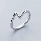 925 Sterling Silver Wave Ring S925 Silver - Ring - One Size