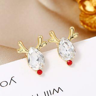 Christmas Deer Earring As Shown In Figure - One Size