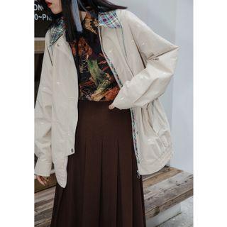 Star Embroidered Zip Jacket