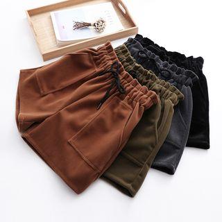 Velvet Plain Shorts