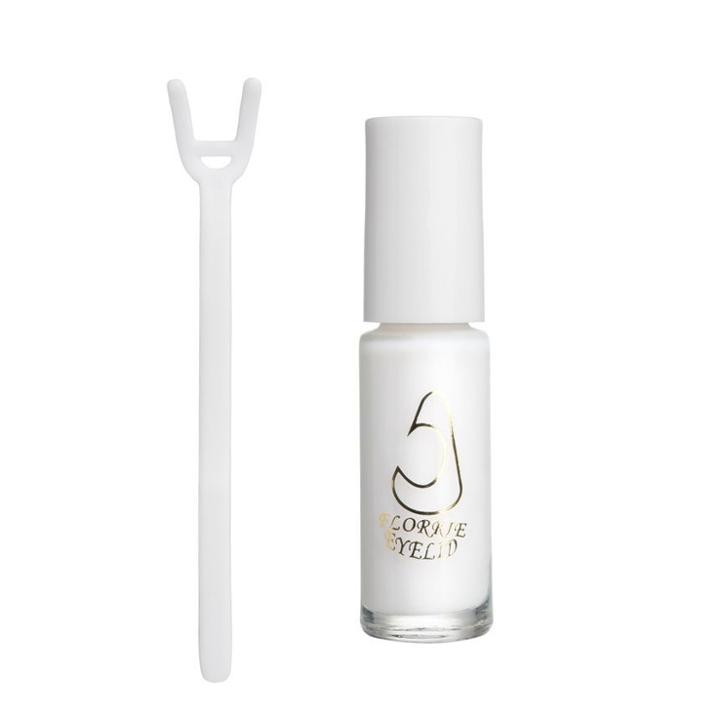 Meko - Bella Professional False Eyelashes & Double Eyelid Glue White 10ml