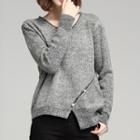 V-neck Asymmetrical Sweater