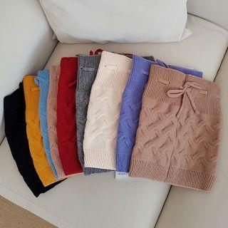 Plain Knit Infinity Scarf