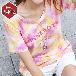 Minnesota Printed Tie-dye T-shirt