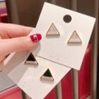 Color Panel Triangle Earring