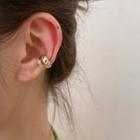 Diamond Rhinestone Earring Gold - Monochrome - One Size