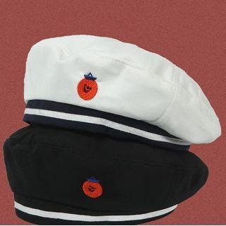 Cartoon Embroidered Beret