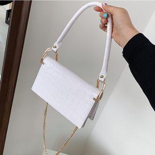 Croc Grain Tie-dyed Crossbody Bag