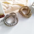 Rhinestone Layered Chain Bracelet