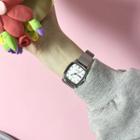 Retro Square Metal Strap Watch