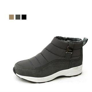Faux-fur Lined Padded Ankle Boots