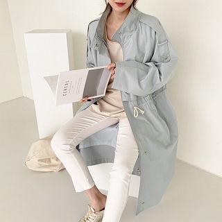 High-neck Long Cotton Parka