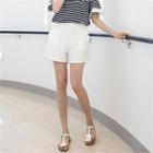 Band-waist Dual-pocket Shorts