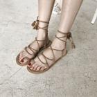 Tassel Loop-toe Flat Sandals