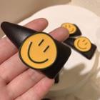 Set Of 1 / 2: Smiley Triangle Hair Clip
