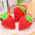 Foldable Fabric Strawberry Drawstring Pouch