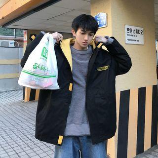 Loose-fit Embroidered Hooded Parka