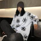Floral Print Shirt Floral - White - One Size