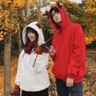Couple Matching Horn-accent Hoodie