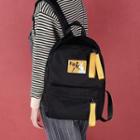Printed Applique Backpack