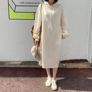 Hooded Cotton Pullover Dress
