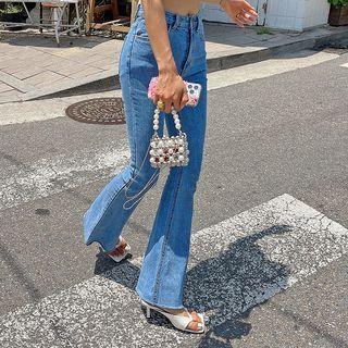 Faux-pearl Beaded Mini Bag With Chain