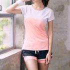 Set: Short-sleeve Sports T-shirt + Running Shorts