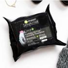 Garnier - Purifying Oil Free Cleansing Towelettes With Charcoal 25ct