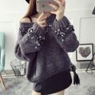 Sequined Thick Sweater