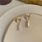 S925 Silver Hand Made Natural Pearl Earrings  - [s925 Silver Needle] A Pair Of Earrings