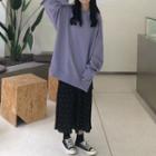 Long Sweatshirt / Midi Skirt