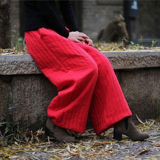 Striped Padded Pants