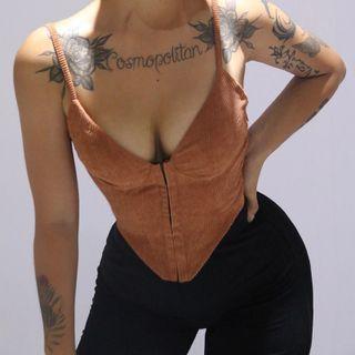 V-neck Asymmetrical Camisole Top