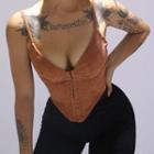 V-neck Asymmetrical Camisole Top