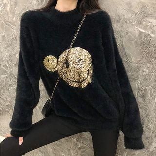 Corduroy Long-sleeve Sweater