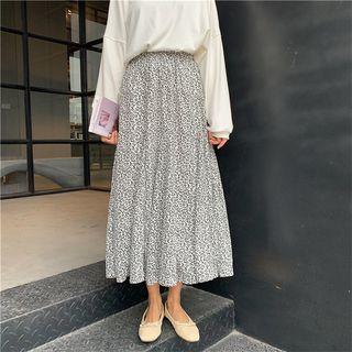 Floral Printed A-line Skirt