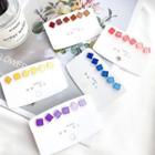 Set: Gradient Resin Square Earring