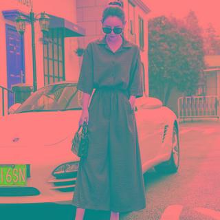 Short-sleeve Wide Leg Cropped Jumpsuit