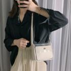 Pvc Flap Crossbody Bag