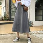 Woolen A-line Semi Skirt