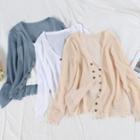 V-neck High-waist Light Jacket