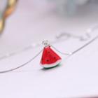 Watermelon Pendant Necklace As Shown In Figure - One Size
